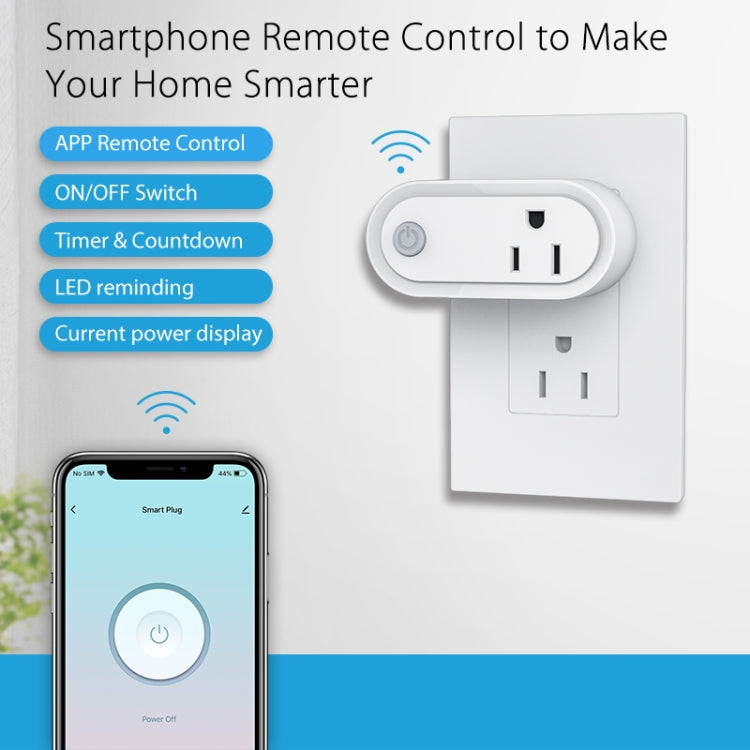 NEO NAS-WR12W 15A 2.4G USA WiFi Smart Power Plug,WR12W