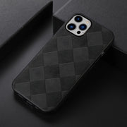 Custodia per telefono in PU scozzese intrecciata, For iPhone 14 Plus, For iPhone 14 Pro Max, For iPhone 14 Pro, For iPhone 14