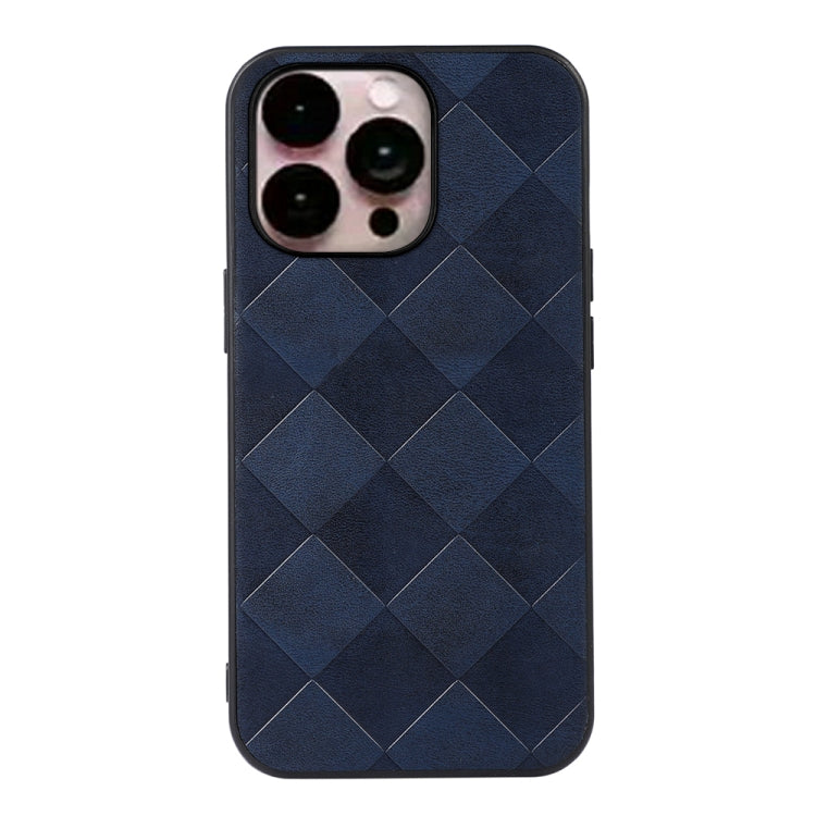 Custodia in PU scozzese intrecciata per iPhone 14 Pro Max