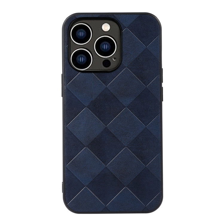 Custodia in PU scozzese intrecciata per iPhone 14 Pro Max