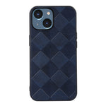 Custodia in PU scozzese intrecciata per iPhone 14 Pro Max