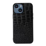 Custodia in pelle di vacchetta con strato superiore di coccodrillo, For iPhone 14 Plus, For iPhone 14 Pro Max, For iPhone 14 Pro, For iPhone 14