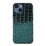 Custodia in pelle con strato coccodrillo per iPhone 14 Pro