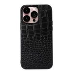 Custodia in pelle con strato coccodrillo per iPhone 14 Pro