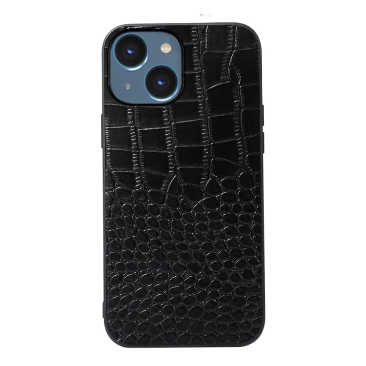 Custodia in pelle con strato coccodrillo per iPhone 14 Pro