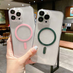 Custodia trasparente MagSafe in PC per iPhone 13 Pro Max