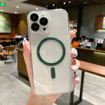 Custodia trasparente MagSafe in PC per iPhone 13 Pro Max