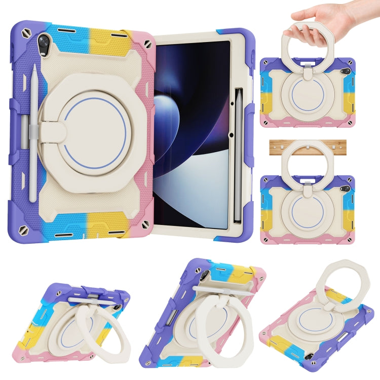Armor Contrast Colour Silicone + custodia per tablet PC, For OPPO Pad, For Huawei MatePad 10.4, For Huawei Matepad Pro 10.8, For Honor Tablet V7 Pro