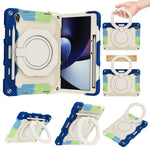 Armor Contrast Colour Silicone + custodia per tablet PC, For OPPO Pad, For Huawei MatePad 10.4, For Huawei Matepad Pro 10.8, For Honor Tablet V7 Pro