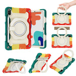 Armor Contrast Colour Silicone + custodia per tablet PC, For OPPO Pad, For Huawei MatePad 10.4, For Huawei Matepad Pro 10.8, For Honor Tablet V7 Pro