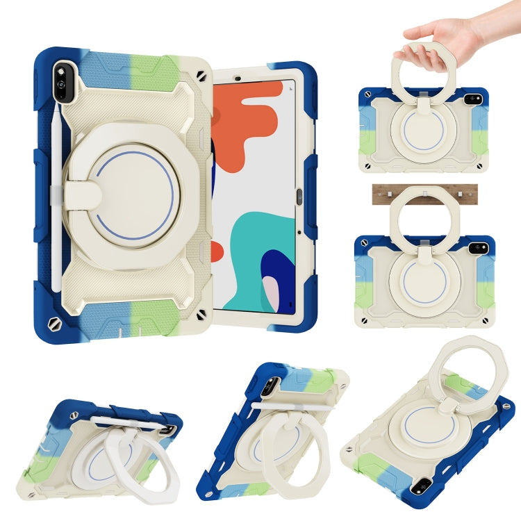 Armor Contrast Colour Silicone + custodia per tablet PC, For OPPO Pad, For Huawei MatePad 10.4, For Huawei Matepad Pro 10.8, For Honor Tablet V7 Pro