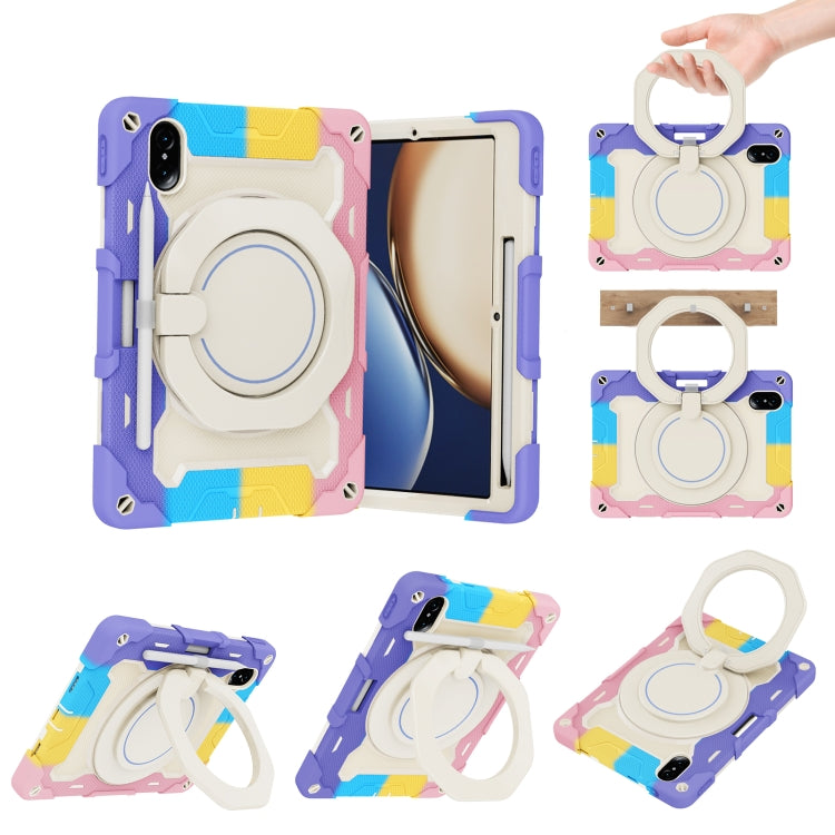 Armor Contrast Colour Silicone + custodia per tablet PC, For OPPO Pad, For Huawei MatePad 10.4, For Huawei Matepad Pro 10.8, For Honor Tablet V7 Pro