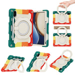 Armor Contrast Colour Silicone + custodia per tablet PC, For OPPO Pad, For Huawei MatePad 10.4, For Huawei Matepad Pro 10.8, For Honor Tablet V7 Pro