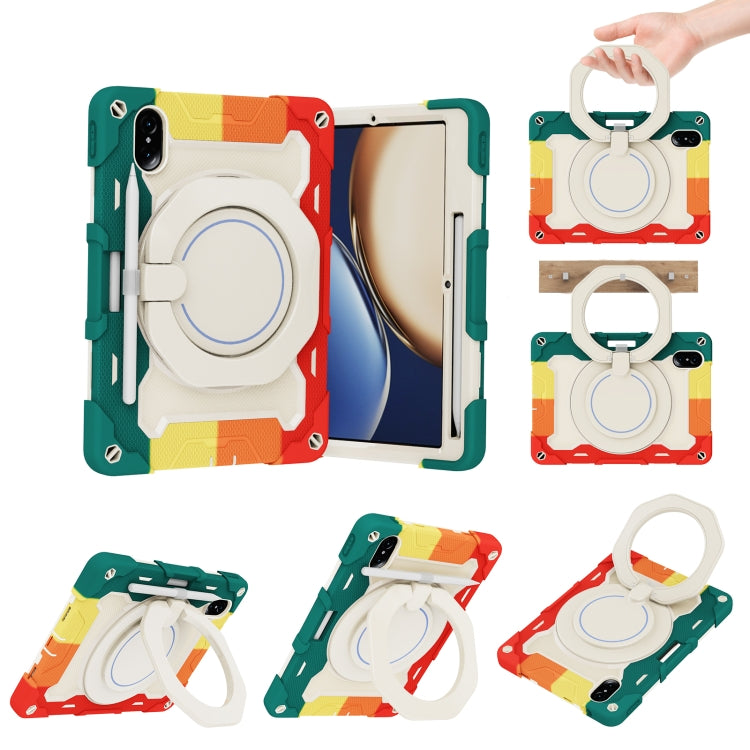 Armor Contrast Colour Silicone + custodia per tablet PC, For OPPO Pad, For Huawei MatePad 10.4, For Huawei Matepad Pro 10.8, For Honor Tablet V7 Pro
