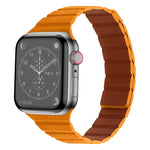 Forte cinturino in pelle magnetica per Apple Watch Series, 7 41mm / 6&SE&5&4 40mm / 3&2&1 38mm, 7 45mm / 6&SE&5&4 44mm / 3&2&1 42mm