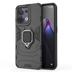 Custodia protettiva antiurto per PC + TPU con supporto per anello magnetico, For OPPO Reno8, For OPPO Reno8 Pro, For OPPO Reno8 Pro+