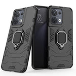 Custodia protettiva antiurto per PC + TPU con supporto per anello magnetico, For OPPO Reno8, For OPPO Reno8 Pro, For OPPO Reno8 Pro+