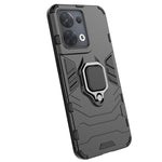 Custodia protettiva antiurto per PC + TPU con supporto per anello magnetico, For OPPO Reno8, For OPPO Reno8 Pro, For OPPO Reno8 Pro+