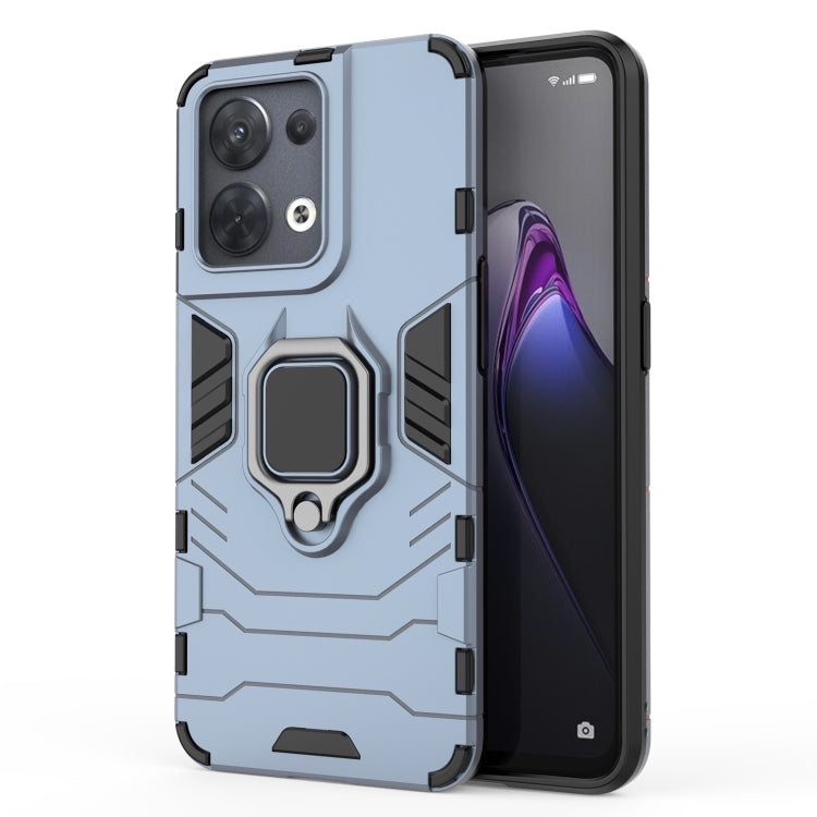 Custodia protettiva antiurto per PC + TPU con supporto per anello magnetico, For OPPO Reno8, For OPPO Reno8 Pro, For OPPO Reno8 Pro+