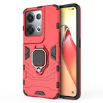 Custodia protettiva antiurto per PC + TPU con supporto per anello magnetico, For OPPO Reno8, For OPPO Reno8 Pro, For OPPO Reno8 Pro+