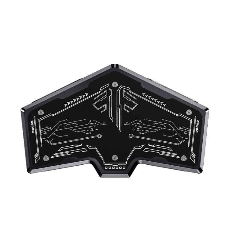 Radiatore per computer tablet magnetico a semiconduttore Twin Turbo K8A, K8A(Gun Color)