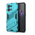 Punk Armor 2 in 1 PC + custodia per telefono antiurto in TPU con supporto invisibile, For OPPO Reno8, For OPPO Reno8 Pro, For OPPO Reno8 Pro+