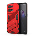 Punk Armor 2 in 1 PC + custodia per telefono antiurto in TPU con supporto invisibile, For OPPO Reno8, For OPPO Reno8 Pro, For OPPO Reno8 Pro+