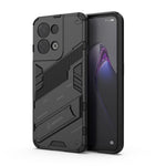 Punk Armor 2 in 1 PC + custodia per telefono antiurto in TPU con supporto invisibile, For OPPO Reno8, For OPPO Reno8 Pro, For OPPO Reno8 Pro+
