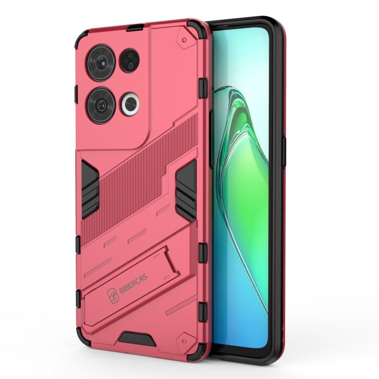 Punk Armor 2 in 1 PC + custodia per telefono antiurto in TPU con supporto invisibile, For OPPO Reno8, For OPPO Reno8 Pro, For OPPO Reno8 Pro+