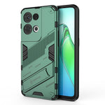 Punk Armor 2 in 1 PC + custodia per telefono antiurto in TPU con supporto invisibile, For OPPO Reno8, For OPPO Reno8 Pro, For OPPO Reno8 Pro+