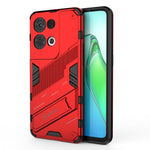 Punk Armor 2 in 1 PC + custodia per telefono antiurto in TPU con supporto invisibile, For OPPO Reno8, For OPPO Reno8 Pro, For OPPO Reno8 Pro+