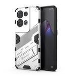 Punk Armor 2 in 1 PC + custodia per telefono antiurto in TPU con supporto invisibile, For OPPO Reno8, For OPPO Reno8 Pro, For OPPO Reno8 Pro+