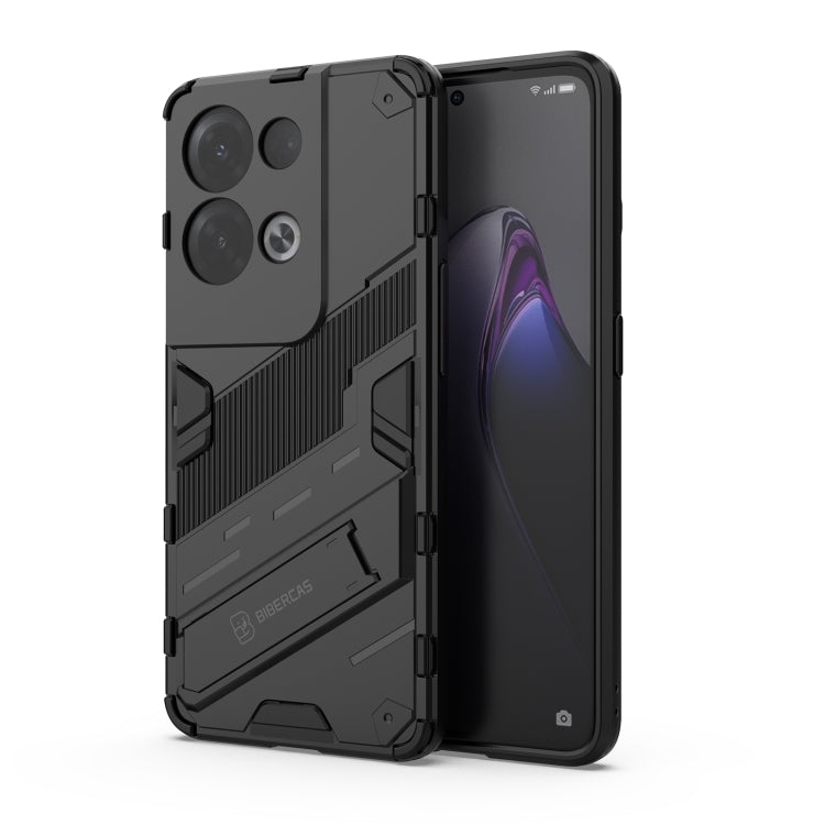 Punk Armor 2 in 1 PC + custodia per telefono antiurto in TPU con supporto invisibile, For OPPO Reno8, For OPPO Reno8 Pro, For OPPO Reno8 Pro+