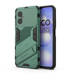 Punk Armor 2 in 1 PC + custodia per telefono antiurto in TPU con supporto invisibile, For Xiaomi Poco M4 5G