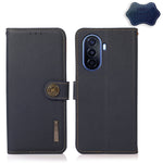 Custodia per telefono RFID KHAZNEH Custer in vera pelle, For Huawei nova Y70 Plus
