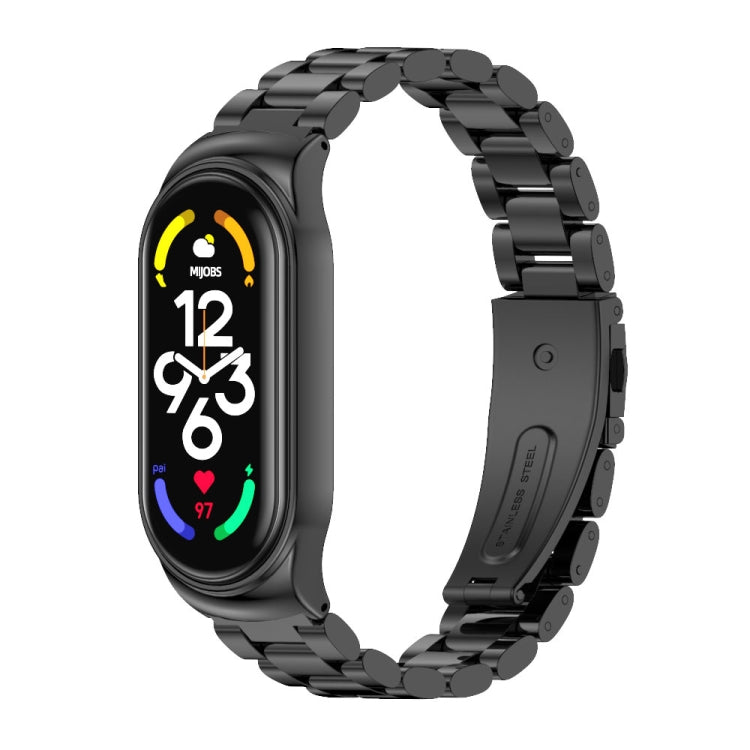 Cinturino per orologio MIJOBS CS in acciaio inossidabile con tre sfere in metallo, CS