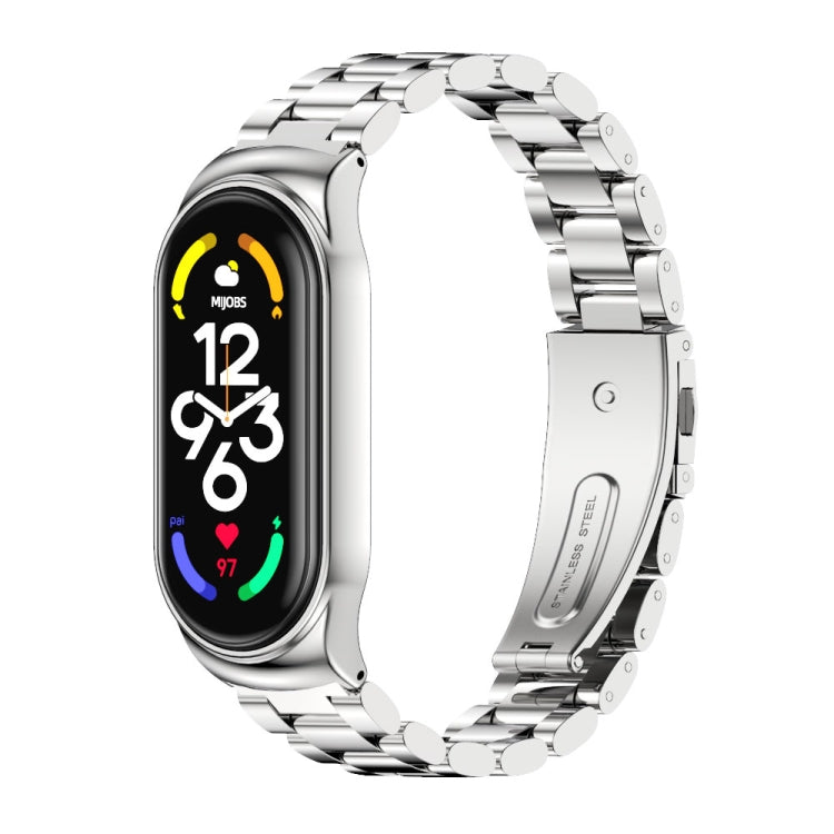 Cinturino per orologio MIJOBS CS in acciaio inossidabile con tre sfere in metallo, CS