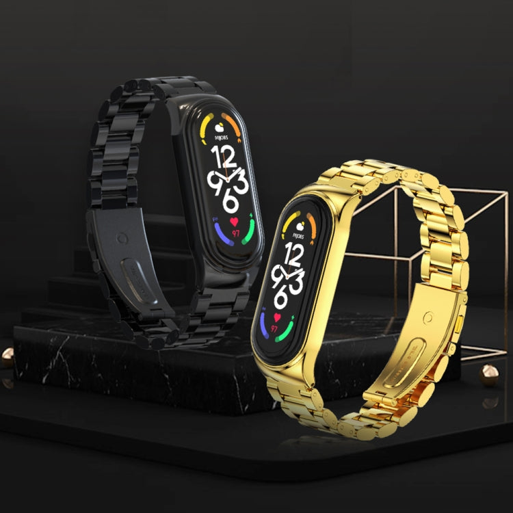 Cinturino per orologio MIJOBS CS in acciaio inossidabile con tre sfere in metallo, CS