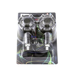 PE-ZSD-174 Modalità di rotazione lampeggiante per moto LED Indicatore di direzione rotondo modificato a due colori