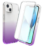 Custodia trasparente sfumata antiurto per iPhone 14 Pro
