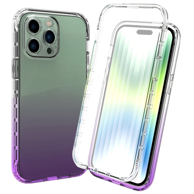 Custodia trasparente sfumata antiurto per iPhone 14 Pro