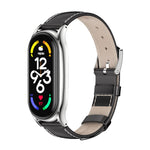 Cinturino per orologio MIJOBS Plus in vera pelle, For Xiaomi Mi Band 7 / 7 NFC