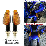2 PCS KC025 Moto 14LED Indicatore di direzione, KC025(Black Shell + Yellow Lens), KC025(Black Shell + Smoked Black Lenses), KC025(Black Shell + Transparent Black Lenses), KC025(Lattice Shell + Smoked Black Lenses)                                       ...