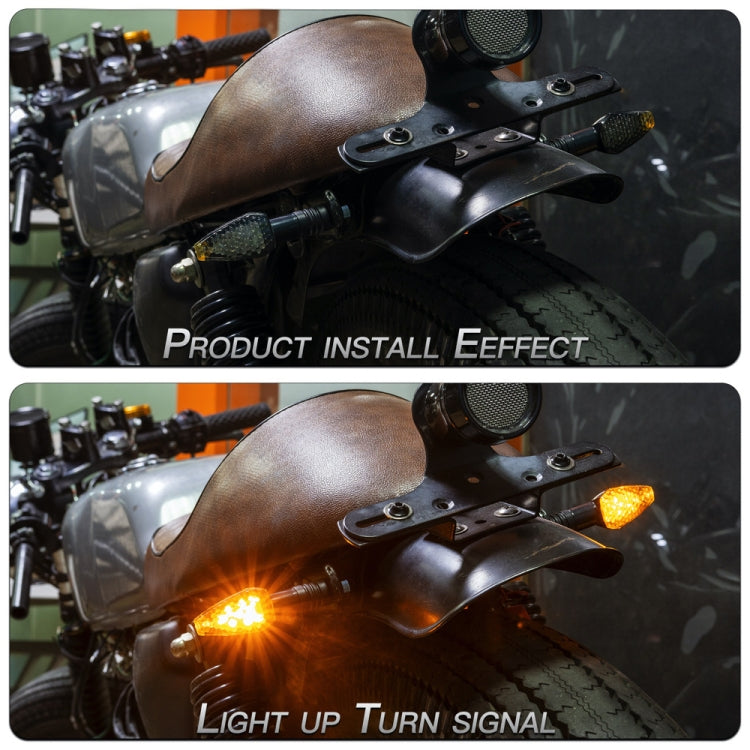 2 PCS KC025 Moto 14LED Indicatore di direzione, KC025(Black Shell + Yellow Lens), KC025(Black Shell + Smoked Black Lenses), KC025(Black Shell + Transparent Black Lenses), KC025(Lattice Shell + Smoked Black Lenses)                                       ...