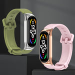 Cassa in metallo MIJOBS CS + cinturino in silicone, For Xiaomi Mi Band 7 / 7 NFC