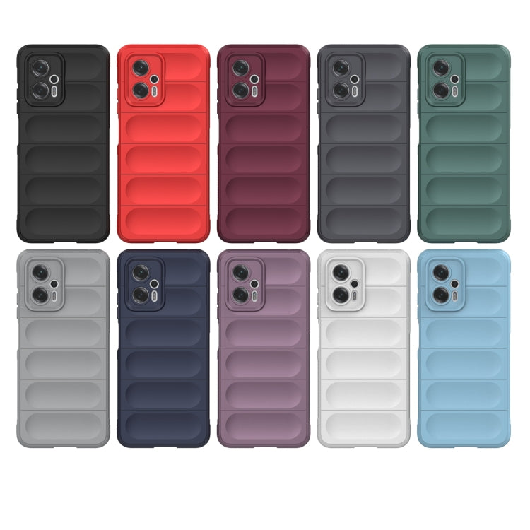 Magic Shield TPU + custodia per telefono in flanella, For Xiaomi Redmi Note 11T Pro, For Samsung Galaxy M52 5G