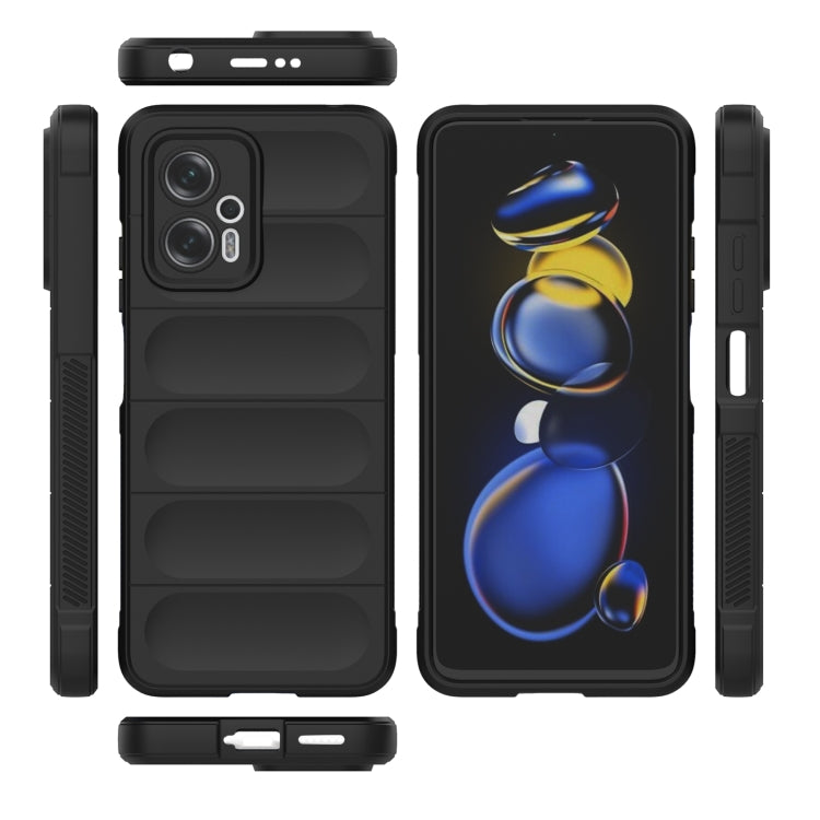 Magic Shield TPU + custodia per telefono in flanella, For Xiaomi Redmi Note 11T Pro, For Samsung Galaxy M52 5G