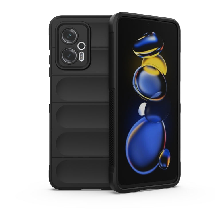 Magic Shield TPU + custodia per telefono in flanella, For Xiaomi Redmi Note 11T Pro, For Samsung Galaxy M52 5G