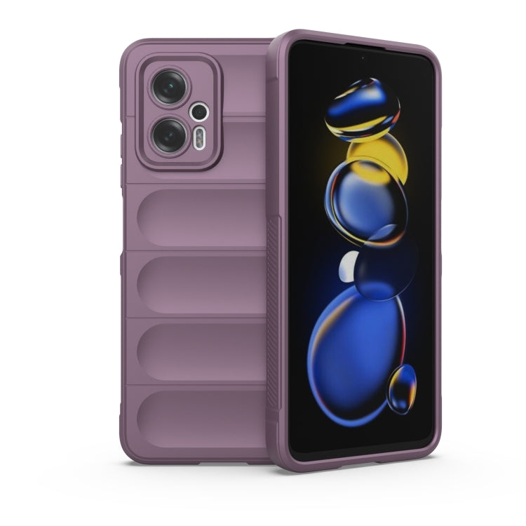 Magic Shield TPU + custodia per telefono in flanella, For Xiaomi Redmi Note 11T Pro, For Samsung Galaxy M52 5G