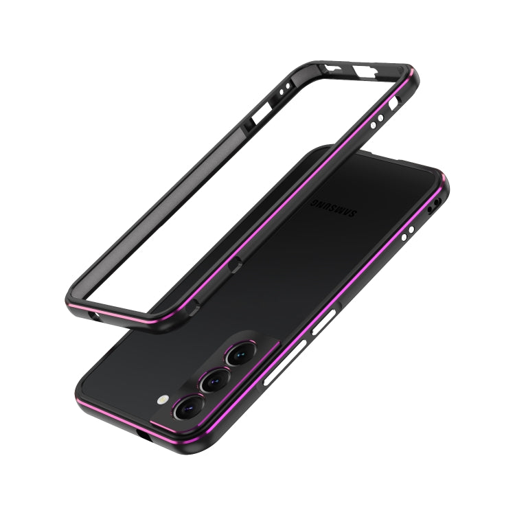 Protezione per obiettivo serie Aurora + custodia protettiva per telefono con struttura in metallo, For Samsung Galaxy S22 5G, For Samsung Galaxy S22+ 5G
